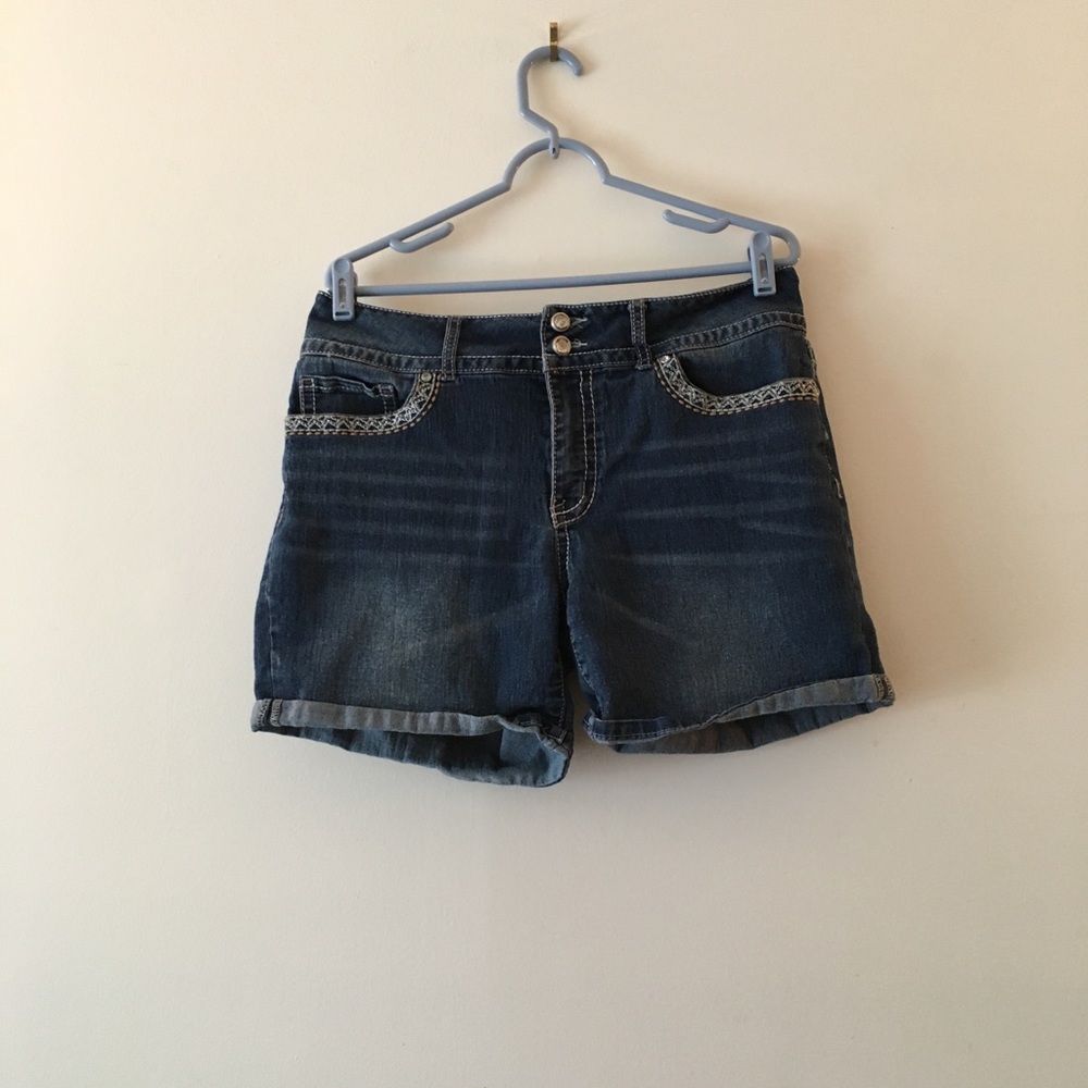 Plus Size Jean Shorts